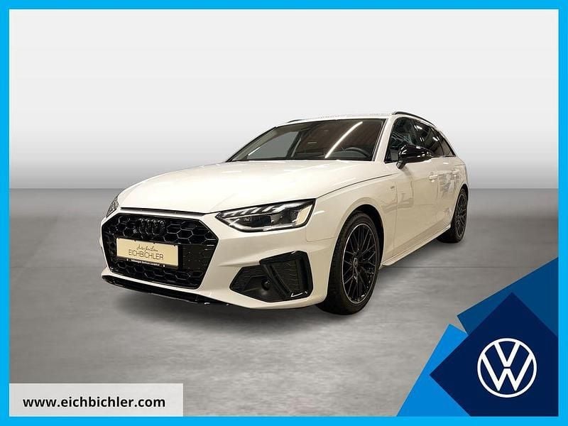 Gletscherweiß (metallic) Gebraucht 2024 Audi A4 S-Line Kombi | 32.070 € (Guter Preis) - Bild 1/4