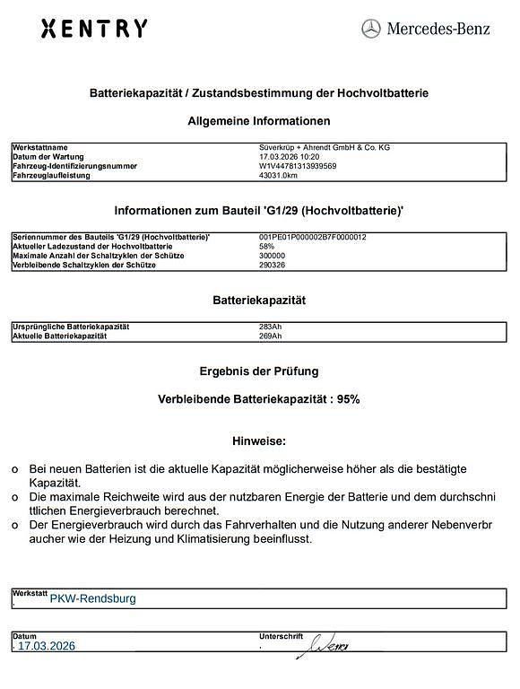 Gebraucht Mercedes EQV300 150 kW (204 PS) 2021 Blau Van / Kleinbus
