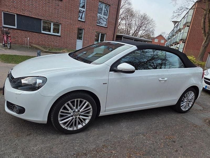 Gebraucht VW Golf Cabriolet Cup 122 PS (89 kW) 2014 Weiß Cabrio