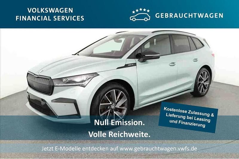 Silber Gebraucht 2022 Skoda Enyaq iV SUV | 32.999 € (Fairer Preis) - Bild 1/4