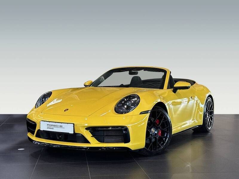 Racinggelb Gebraucht 2023 Porsche 911 Carrera 4S Cabrio | 145.880 € (Superpreis) - Bild 1/4
