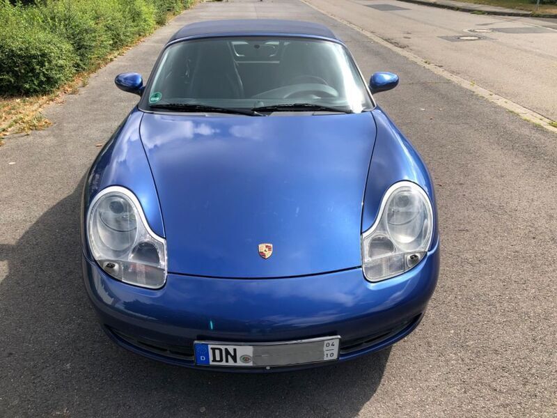 Blau Gebraucht 2002 Porsche Boxster Cabrio | 18.900 € (Guter Preis) - Bild 1/4