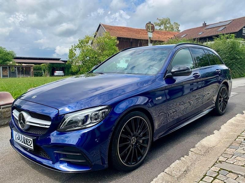 Blau Gebraucht 2019 Mercedes C43 AMG AMG Limousine | 38.880 € (Superpreis) - Bild 1/4