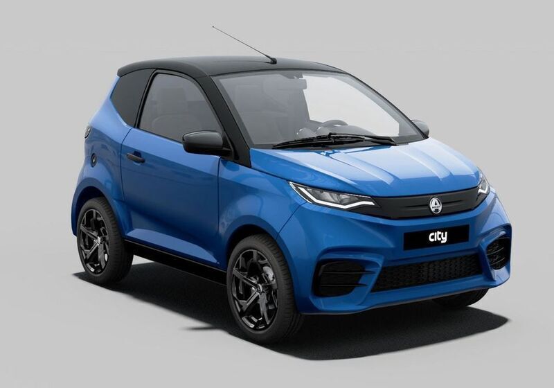Schwarz, blau, grau und rot Neu 2024 Aixam City Kleinwagen | 17.580 € (Fairer Preis) - Bild 1/4