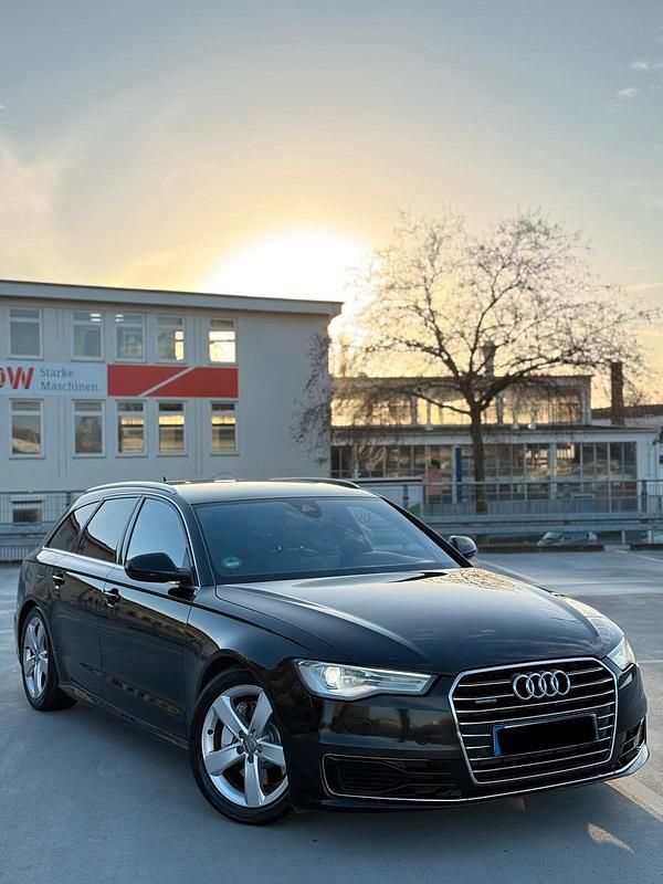 Schwarz Gebraucht 2015 Audi A6 S-Line Kombi | 13.000 € (Superpreis) - Bild 1/4