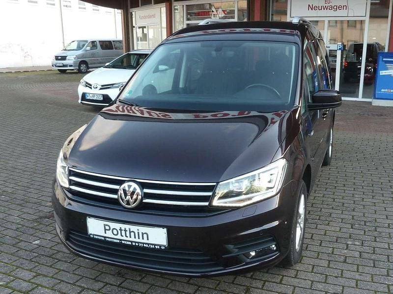 Gebraucht VW Caddy Comfortline 102 PS (75 kW) 2016 Black berry metallic Van / Kleinbus