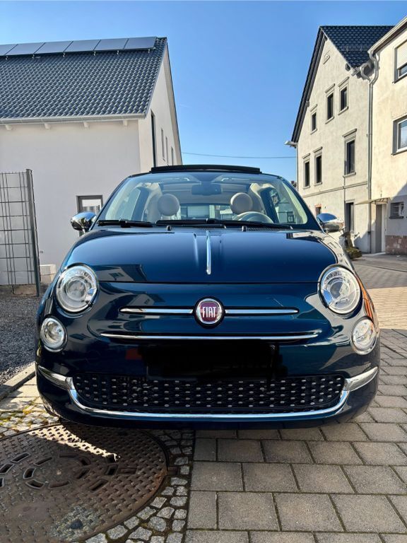 Blau Gebraucht 2017 Fiat 500C Lounge Cabrio | 12.000 € (Fairer Preis) - Bild 1/4