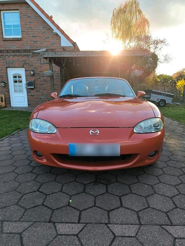 Gebraucht Mazda MX5 110 PS (80 kW) 2005 Orange Cabrio