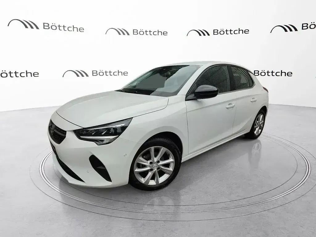 Gebraucht Opel Corsa Elegance 75 PS (55 kW) 2022 Jade weiss/arktis weiss Kleinwagen