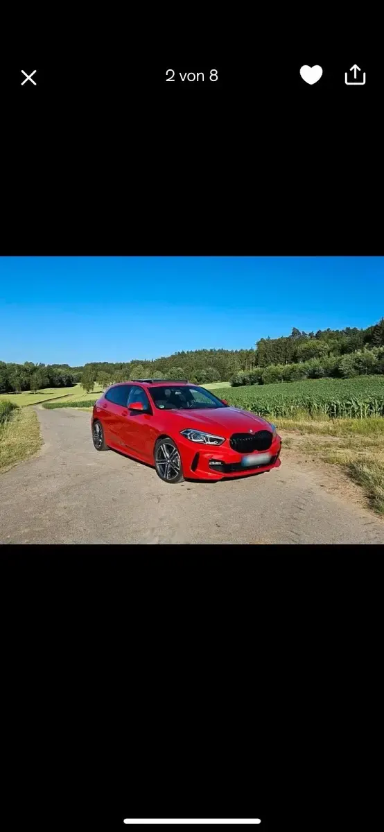 Gebraucht BMW 120 M Sport 190 PS (139 kW) 2021 Rot Limousine