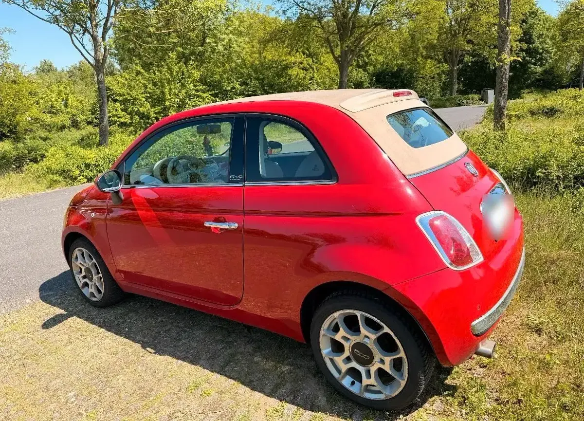 Gebraucht Fiat 500 69 PS (50 kW) 2013 Rot Cabrio
