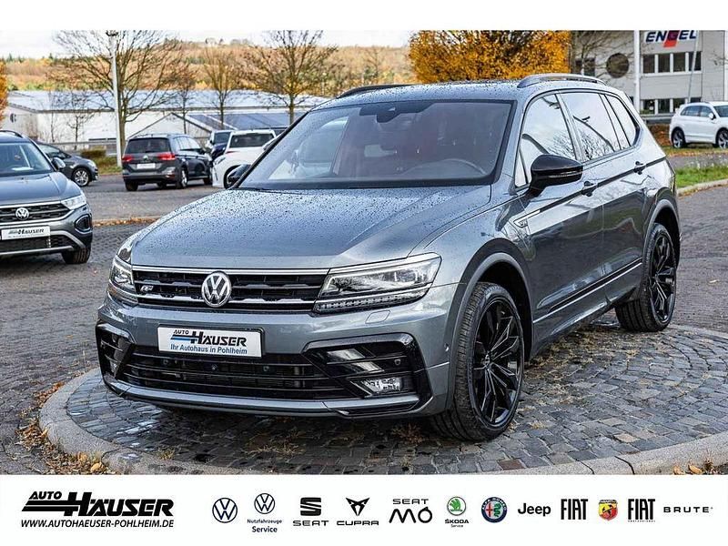 Grau Gebraucht 2021 VW Tiguan Allspace R-line SUV | 38.485 € (Teuer) - Bild 1/4