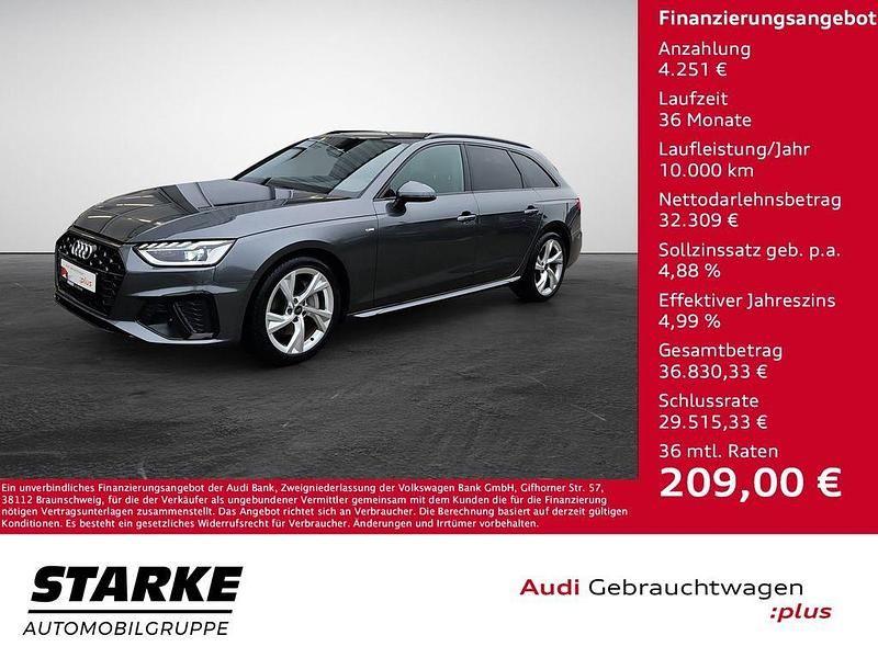 Daytonagrau perleffekt Gebraucht 2024 Audi A4 S-Line Kombi | 35.950 € (Guter Preis) - Bild 1/4