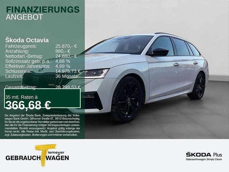 Gebraucht Skoda Octavia RS 200 PS (147 kW) 2021 Weiß Kombi