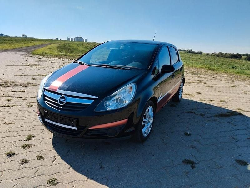 Schwarz Gebraucht 2008 Opel Corsa Selection Limousine | 2.200 € (Guter Preis) - Bild 1/4