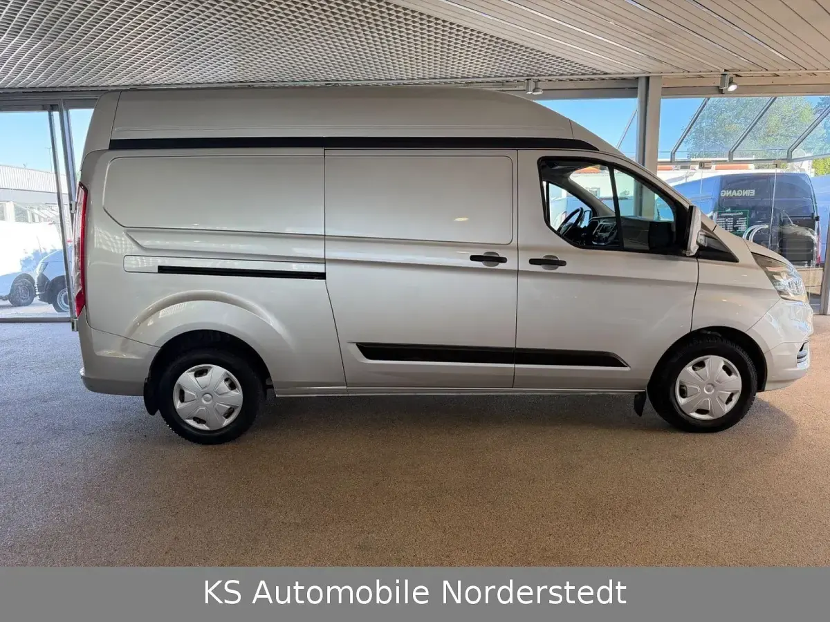 Gebraucht Ford Transit Custom Trend 170 PS (125 kW) 2018 Silber Van / Kleinbus