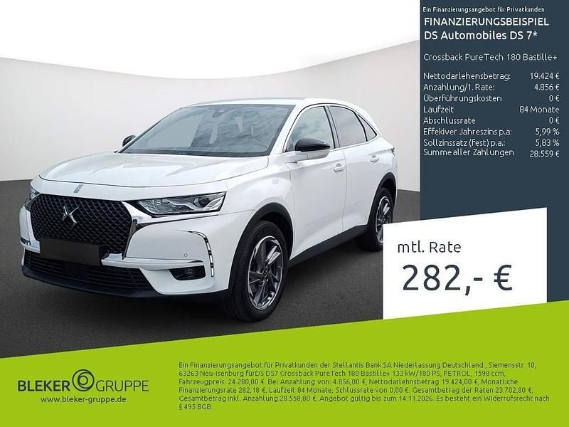 Polar weiß Gebraucht 2023 DS Automobiles DS7 Crossback Bastille Plus SUV | 24.280 € (Guter Preis) - Bild 1/3