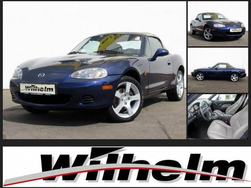 Stratoblau met (metallic) Gebraucht 2003 Mazda MX5 Cabrio | 11.990 € - Bild 1/4