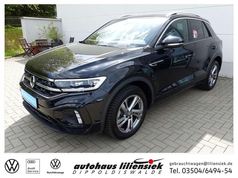 Schwarz Gebraucht 2024 VW T-Roc R-line SUV | 29.990 € (Guter Preis) - Bild 1/4