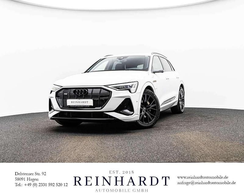 Gebraucht Audi e-tron S-Line 230 kW (313 PS) 2021 Gletscherweiß metallic SUV