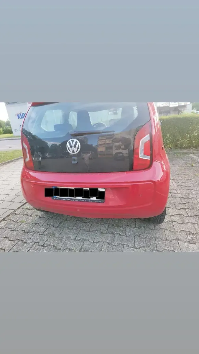 Gebraucht VW up! 60 PS (44 kW) 2013 Rot Kleinwagen