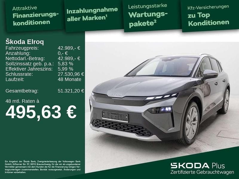 Grau Gebraucht 2025 Skoda Elroq First Edition SUV | 42.989 € (Superpreis) - Bild 1/4