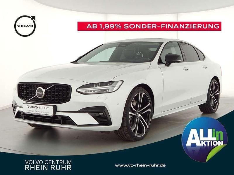 Weiss crystal white / metallic Gebraucht 2023 Volvo S90 Ultimate Limousine | 46.990 € (Superpreis) - Bild 1/2