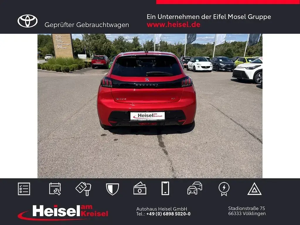 Gebraucht Peugeot e-208 GT 100 kW (136 PS) 2023 Rot Kleinwagen