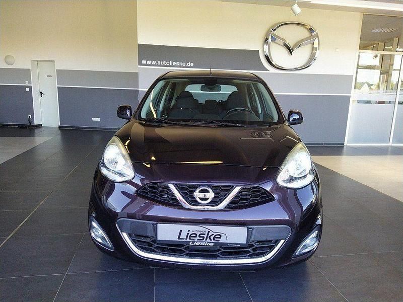 Night shade (m) Gebraucht 2014 Nissan Micra Acenta Kleinwagen | 5.490 € (Fairer Preis) - Bild 1/4