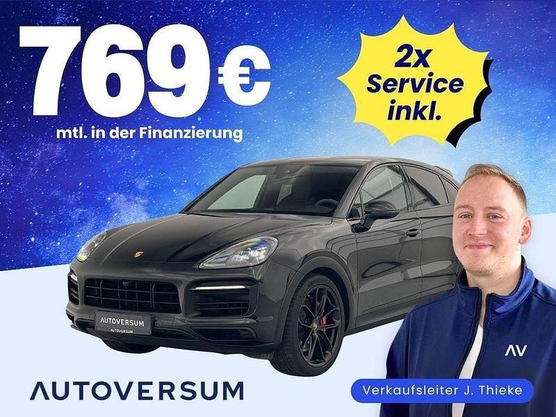 Intense black metallic Gebraucht 2021 Porsche Cayenne Chrono SUV | 98.885 € (Etwas zu teuer) - Bild 1/3
