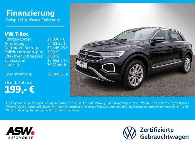 Deep black perleffekt Gebraucht 2025 VW T-Roc Style SUV | 29.930 € (Fairer Preis) - Bild 1/4