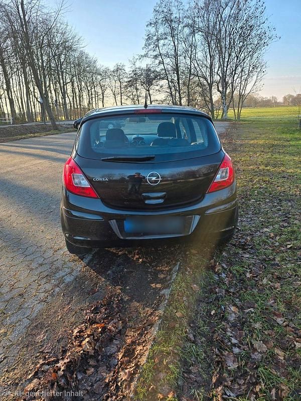 Gebraucht Opel Corsa Edition 86 PS (63 kW) 2010 Schwarz Kleinwagen