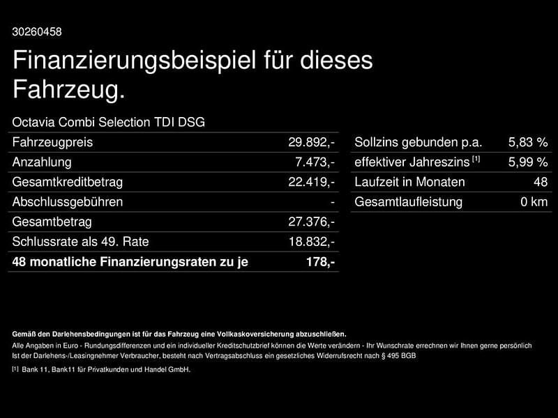 Gebraucht Skoda Octavia Selection 150 PS (110 kW) 2025 Graphitegrau Kombi
