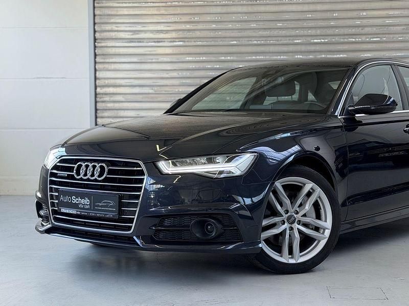 Brugt Audi A6 S-Line 272 HK (200 kW) 2016 Blå Sedan