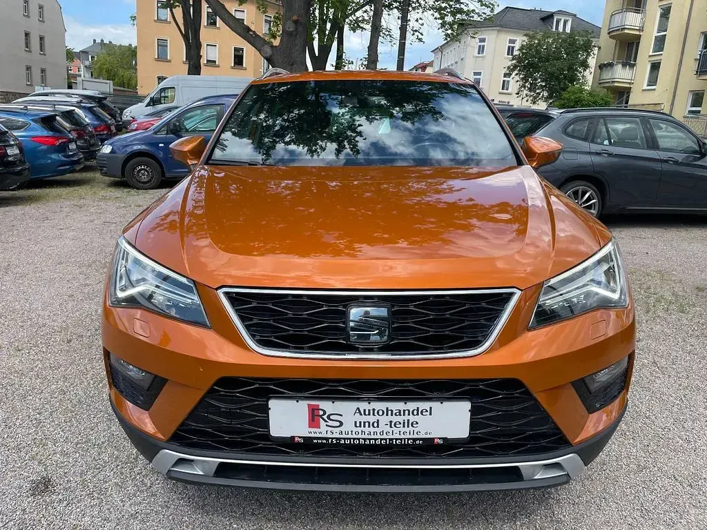 Używany Seat Ateca XCELLENCE 150 KM (110 kW) 2017 Pomarańczowy SUV