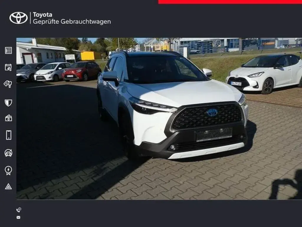 Gebraucht Toyota Corolla Hybrid Team 196 PS (144 kW) 2022 Super (pure) white ii SUV