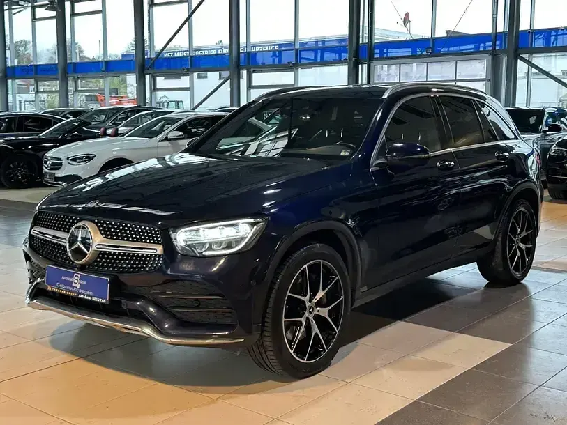 Gebraucht Mercedes GLC400d AMG line 330 PS (242 kW) 2022 Blau cavansitblau  metalliclack (metallic) SUV