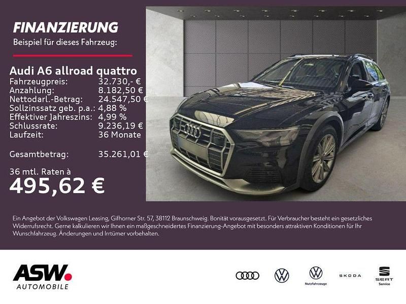 Brillantschwarz Gebraucht 2020 Audi A6 Allroad Design Kombi | 32.730 € (Fairer Preis) - Bild 1/4