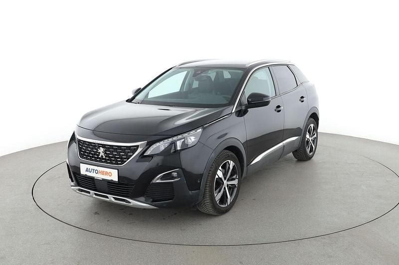 Schwarz Gebraucht 2018 Peugeot 3008 Allure SUV | 20.040 € (Etwas zu teuer) - Bild 1/3