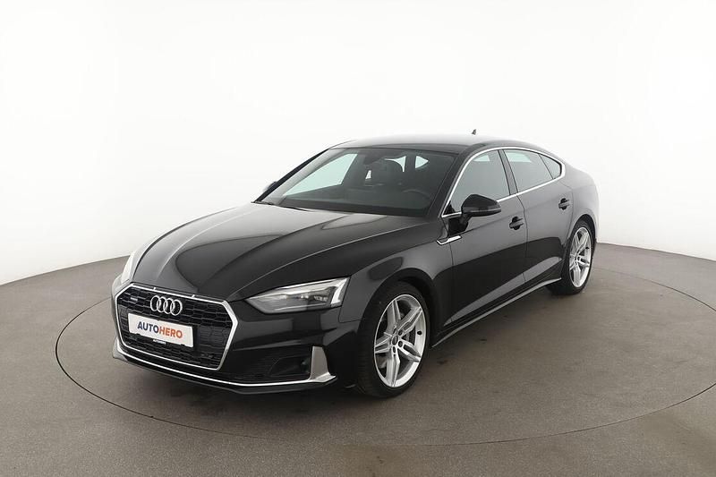 Schwarz Gebraucht 2021 Audi A5 Sportback Advanced Limousine | 36.490 € (Teuer) - Bild 1/3