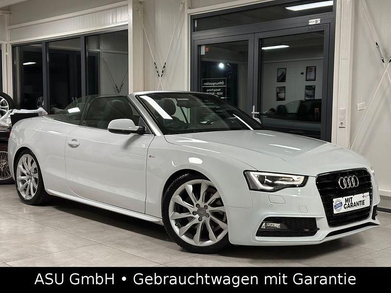 Gebraucht Audi A5 Cabriolet S-Line 170 PS (125 kW) 2015 Weiß Cabrio