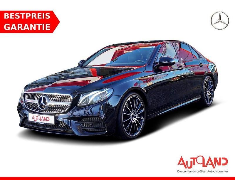Schwarz Gebraucht 2019 Mercedes E350 AMG line Limousine | 36.990 € (Fairer Preis) - Bild 1/4
