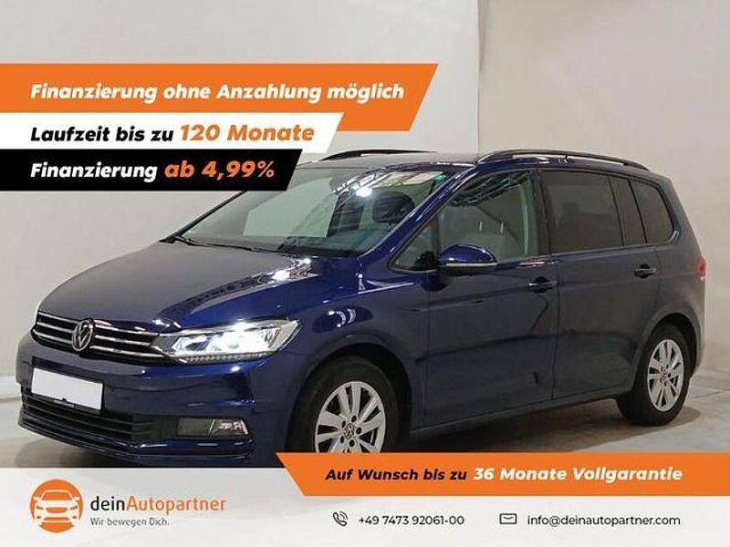 Atlantik blue Gebraucht 2023 VW Touran Comfortline Van / Kleinbus | 26.990 € (Fairer Preis) - Bild 1/4