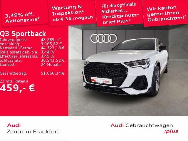 Weiß Gebraucht 2025 Audi Q3 Sportback S-Line SUV | 48.289 € (Teuer) - Bild 1/3