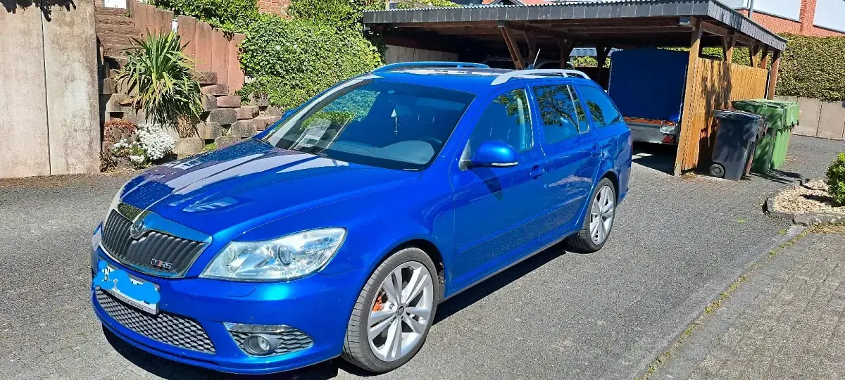 Gebraucht Skoda Octavia RS 170 PS (125 kW) 2012 Blau Kombi