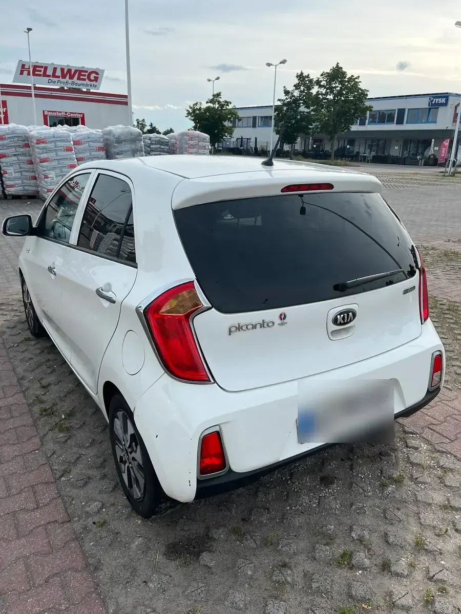 Gebraucht Kia Picanto 67 PS (49 kW) 2016 Weiß Kleinwagen