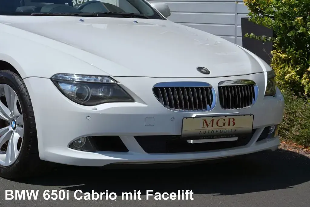 Gebraucht BMW 650 Cabriolet Sport Line 367 PS (269 kW) 2009 Weiß Cabrio