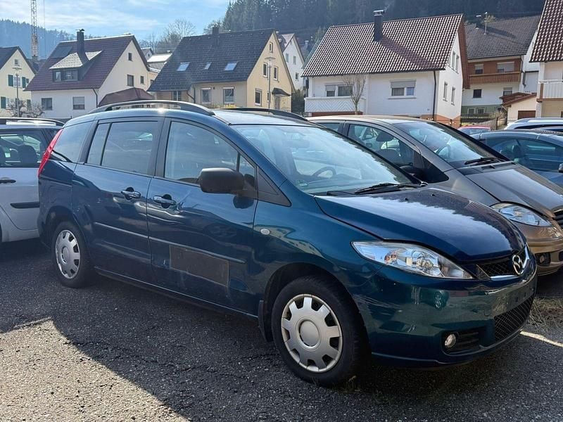 Gebraucht Mazda 5 Exclusive 116 PS (85 kW) 2007 Blau Van / Kleinbus