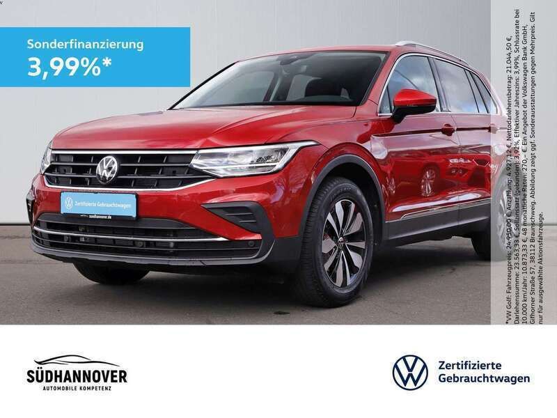 Kings red metallic Gebraucht 2023 VW Tiguan Move SUV | 33.995 € (Guter Preis) - Bild 1/4