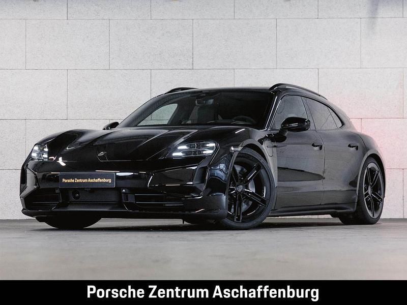 Tiefschwarzmetallic Gebraucht 2024 Porsche Taycan Turbo Sport Turismo Limousine | 154.999 € (Fairer Preis) - Bild 1/4